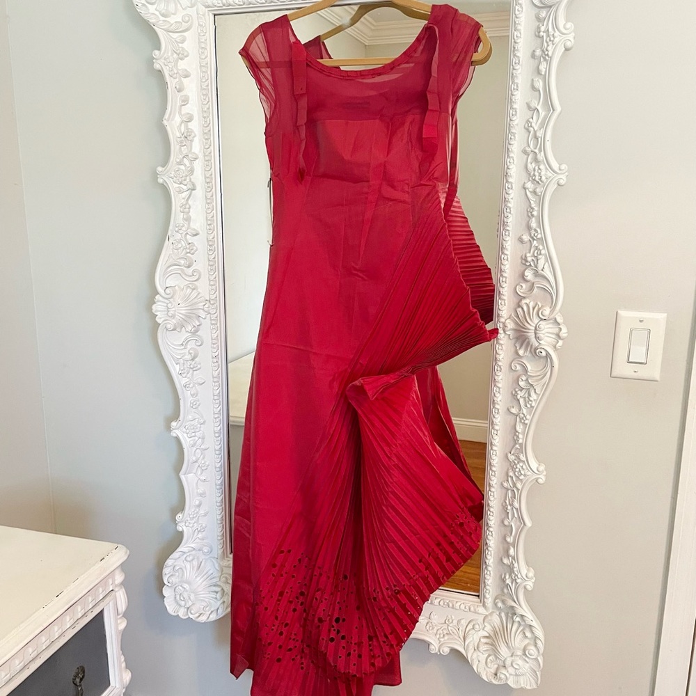 $3295 NWT VINTAGE Marithe Francois Girbaud SILK RARE Couture Dress - Picture 14 of 16